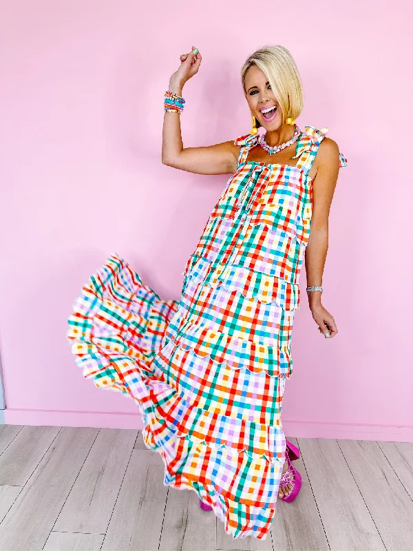 LANDON DAYBREAK MAXI DRESS Stylish V-Neck Maxi Dress