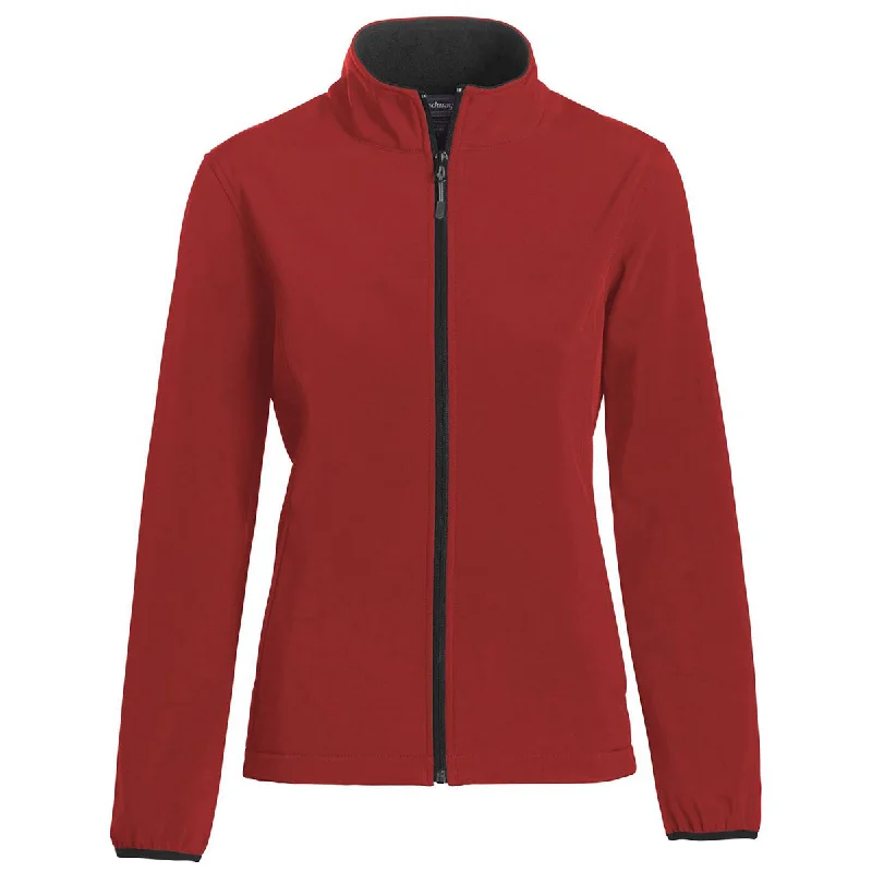 Landway Women's Red Alta Soft-Shell Jacket Lace Jacket Ribbed Jacket Sequined Jacket