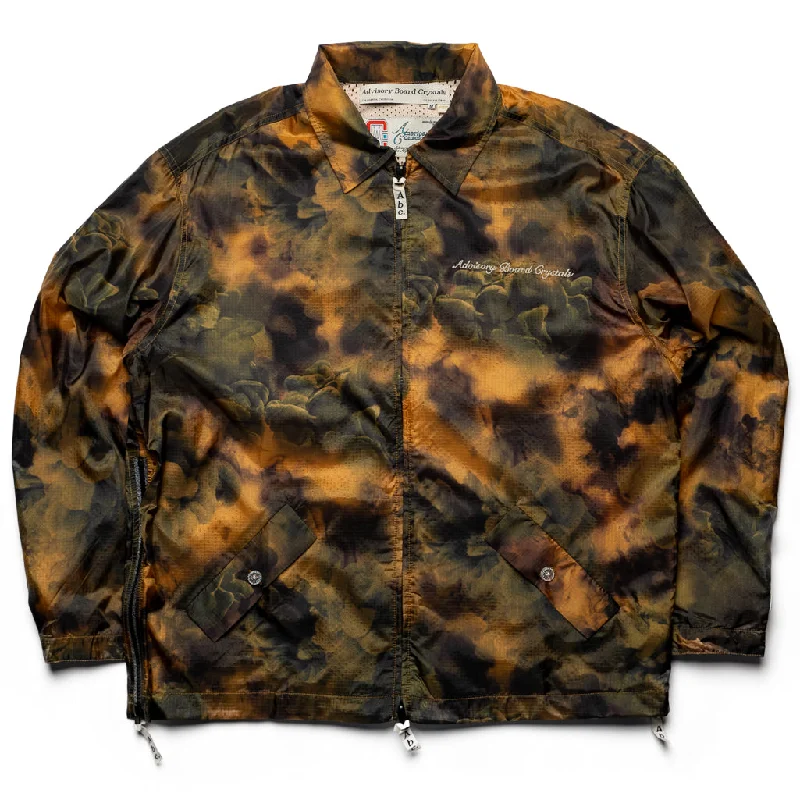Advisory Board Crystals Tie Dyed Ripstop Jacket - Gold Boat Neck Shawl Collar Notched Collar Advisory Board Crystals Tie Dyed Ripstop Jacket - Gold Boat Neck Shawl Collar Notched Collar
