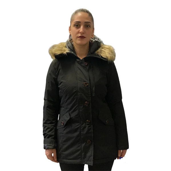Astrolabio Jacket Woman CL86 500 black Denim Jacket Leather Jacket Suede Jacket