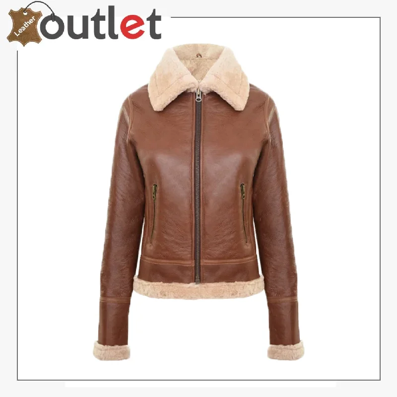 B3 Leather Bomber Jacket Notch Collar Jacket Peter Pan Collar Jacket Cowl Neck Jacket