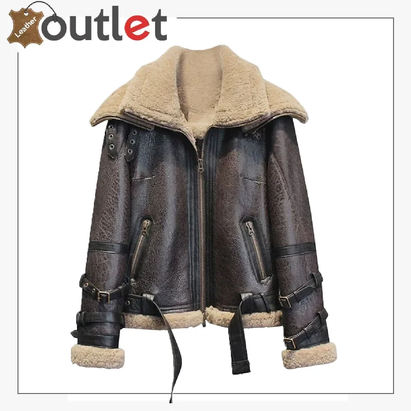 B3 Shearling Leather Bomber Jacket Corduroy Jacket Velvet Jacket Brocade Jacket
