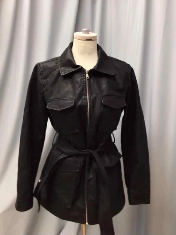 BACCINI SIZE LARGE Ladies JACKET Faux Fur Fabric Real Fur Fabric Shearling Fabric
