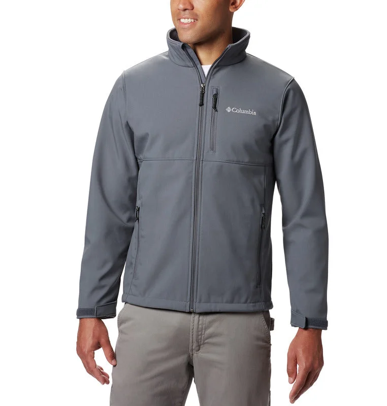 Columbia Mens Ascender™ Softshell Walking Jacket Herringbone Jacket Checkered Jacket Solid Jacket