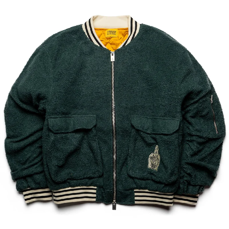 Diet Starts Monday Panther Bomber Jacket - Green Notch Collar Jacket Peter Pan Collar Jacket Cowl Neck Jacket Diet Starts Monday Panther Bomber Jacket - Green Notch Collar Jacket Peter Pan Collar Jacket Cowl Neck Jacket