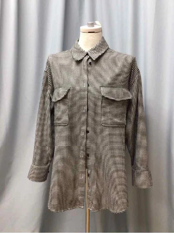 H & M SIZE MEDIUM Ladies JACKET Zippered Front Buttoned Front Snap Front