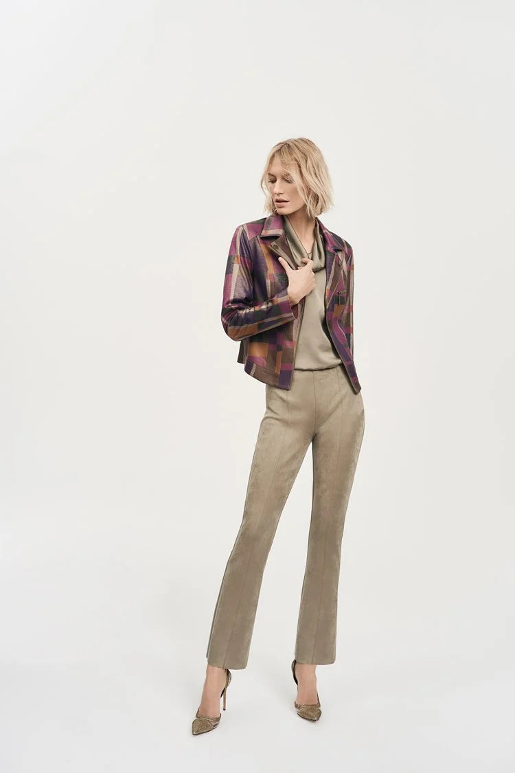 Joseph Ribkoff Foiled Print Faux Suede Jacket Rayon Fabric Velvet Fabric Corduroy Fabric Joseph Ribkoff Foiled Print Faux Suede Jacket Rayon Fabric Velvet Fabric Corduroy Fabric