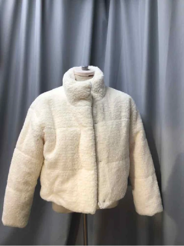 MARK EDWARDS SIZE SMALL Ladies JACKET Faux Fur Fabric Real Fur Fabric Shearling Fabric