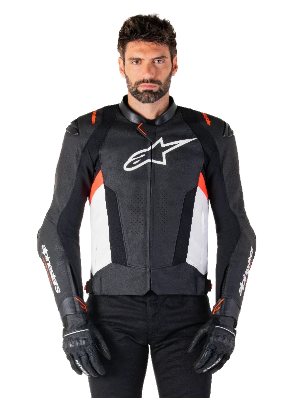 Missile V3 Leather Jacket Front Pockets Side Pockets Patch Pockets