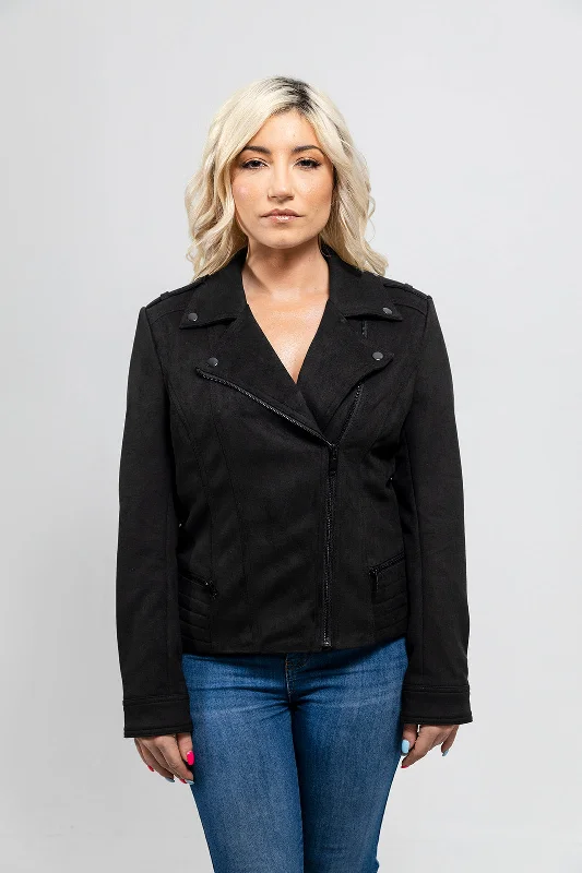 Molly Women's Vegan Faux Leather Jacket (Black) Denim Jacket Leather Jacket Suede Jacket Molly Women's Vegan Faux Leather Jacket (Black) Denim Jacket Leather Jacket Suede Jacket