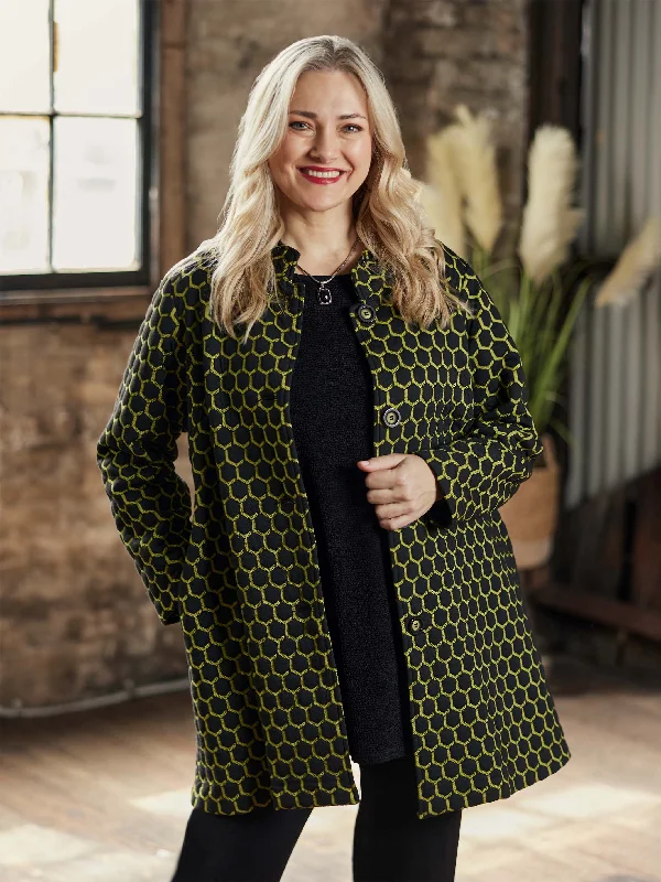 Honeycomb Jacket Wool Fabric Cashmere Fabric Tweed Fabric