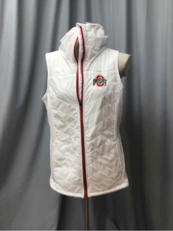 SCARLET & GREY SIZE LARGE Ladies JACKET Notch Collar Jacket Peter Pan Collar Jacket Cowl Neck Jacket