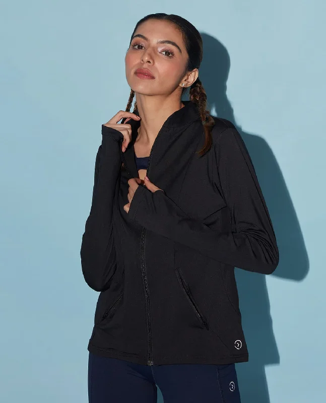 Gym and Training Jacket in Second SKN Fabric Elasticated Jacket Padded Jacket Insulated Jacket