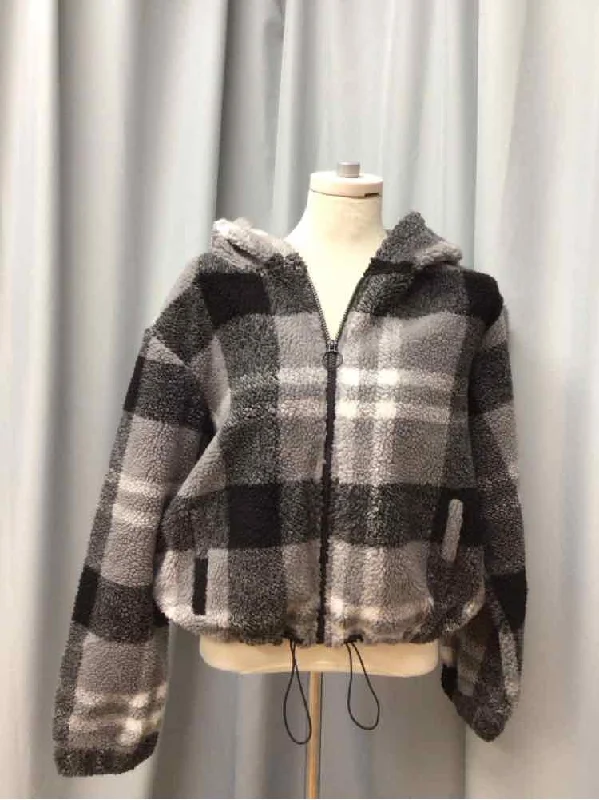 STR SIZE MEDIUM Ladies JACKET Front Pockets Side Pockets Patch Pockets