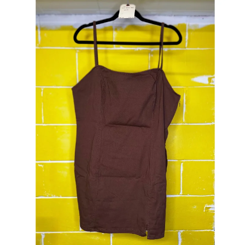 brown denim mini dress - xl Cozy T-Shirt Mini Dress