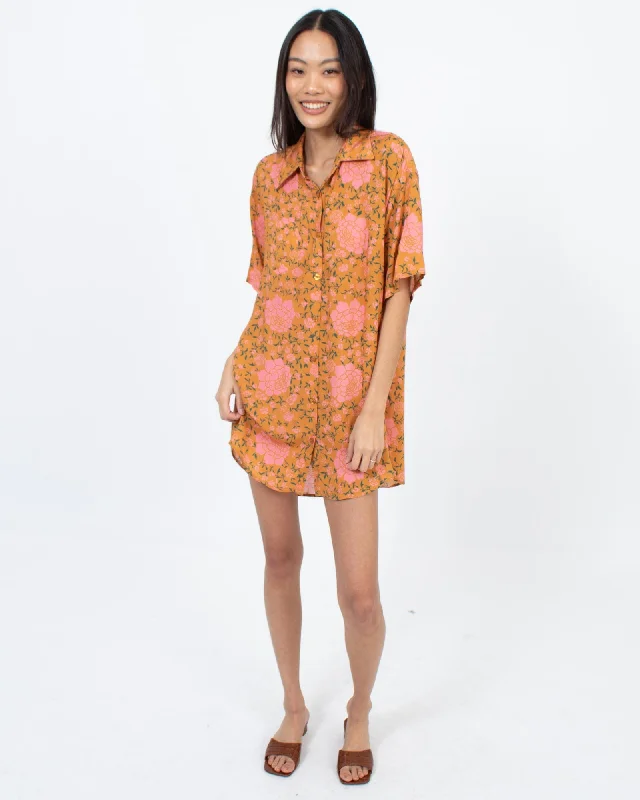 Button Down Mini Dress Trendy Mesh Mini Dress