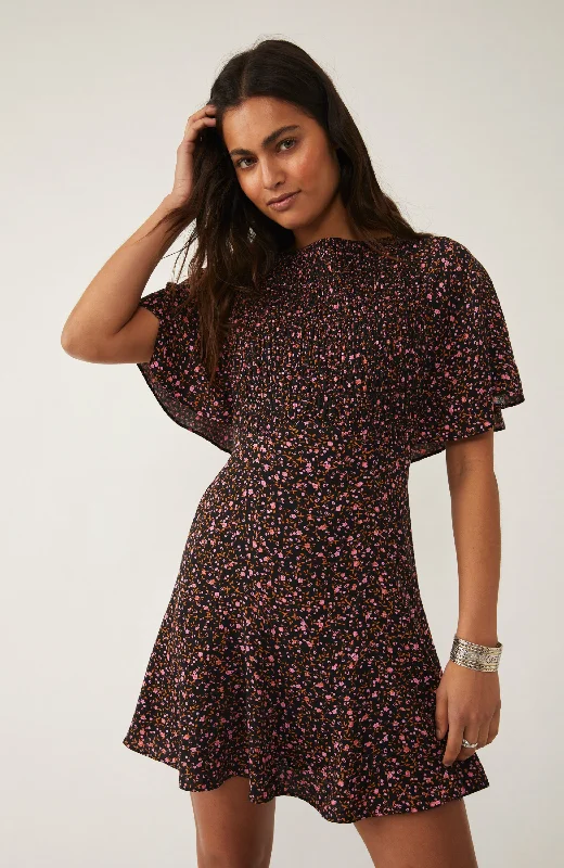 Free People - Florence Mini Dress Comfortable Ruffle Mini Dress