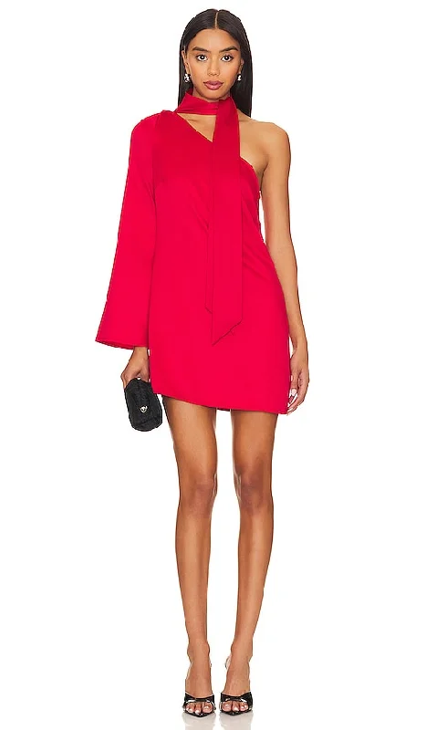 House of Harlow 1960 x REVOLVE Leighton Mini Dress in Red Comfortable Smocked Mini Dress