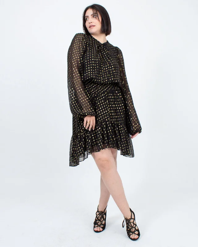 Long Sleeve Mini Dress Comfortable Zip-Up Mini Dress