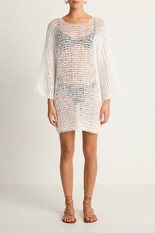 MIKOH Ciana Macrame Mini Dress - FINAL SALE Cozy Sweater Mini Dress