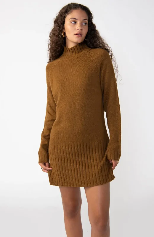 Sanctuary - The Sweater Mini Dress Cozy A-Line Mini Dress