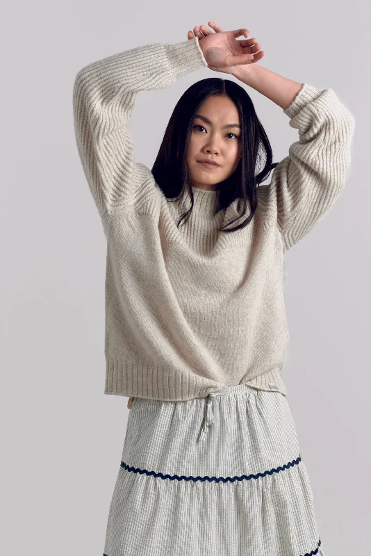 WILD Wool Jumper - OAT High Neck Crew Neck V-Neck