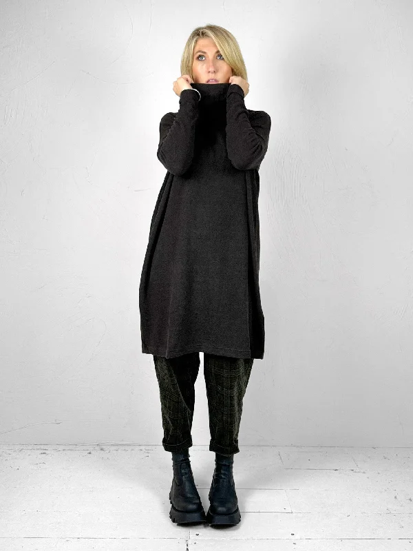 Allai Co - High Neck Long Jumper - 2 Colours Lightweight Heavyweight Midweight