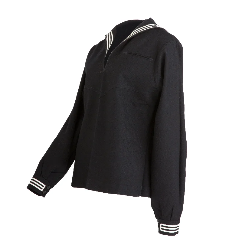 AS-IS NAVY Men's SDB Jumper Top - No Zipper Nylon Fabric Polyester Fabric Spandex Fabric AS-IS NAVY Men's SDB Jumper Top - No Zipper Nylon Fabric Polyester Fabric Spandex Fabric