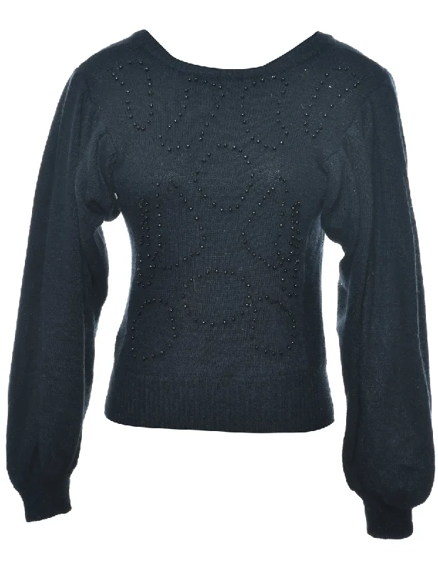 Black Jumper - L Modern Contemporary Chic