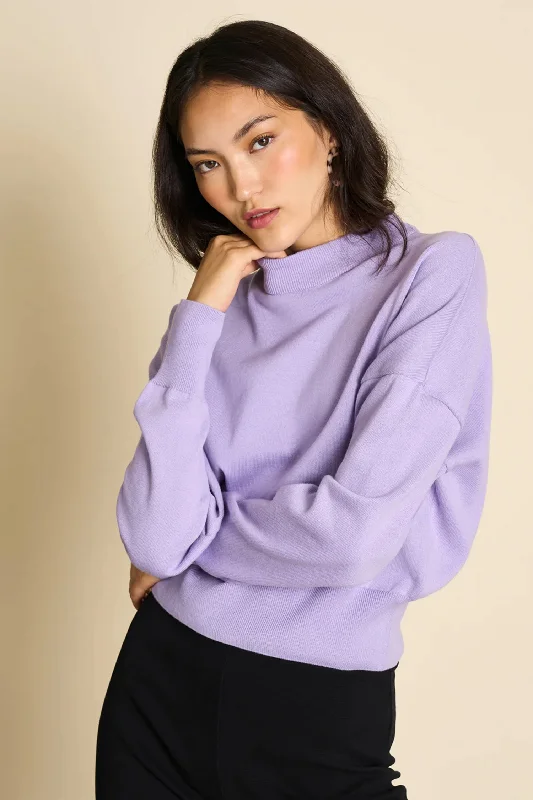 JAN 'N JUNE Jumper Yin Lavender Women Cashmere Blend Cotton Blend Poly Blend