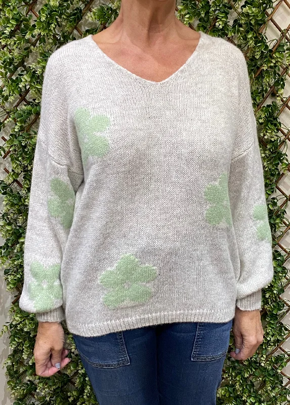 Light Grey/Green