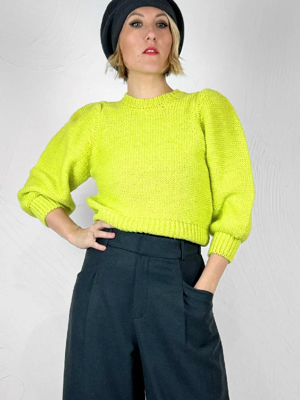 Susanne Bommer Puff Sleeve Jumper - 3 Colours Fitted Loose Oversized