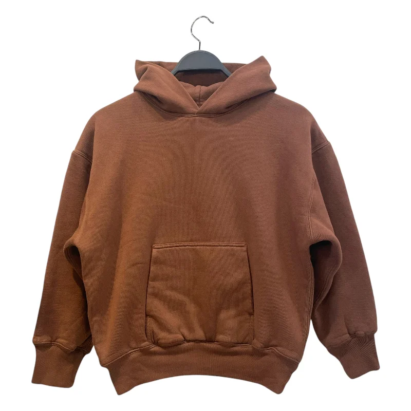 YEEZY/GAP/Hoodie/L/Cotton/BRW/ Hoodie with High Neck Warm Protective