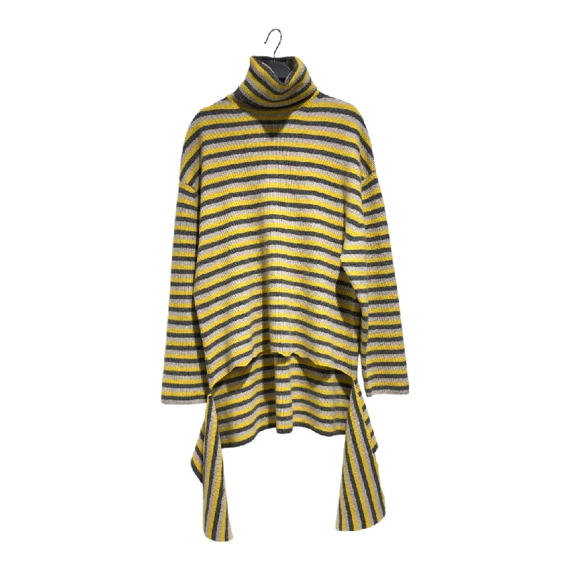 BALENCIAGA/Zip Up Hoodie/36/Stripe/Cotton/YEL/ Hoodie with Monochrome Minimalist Simple BALENCIAGA/Zip Up Hoodie/36/Stripe/Cotton/YEL/ Hoodie with Monochrome Minimalist Simple