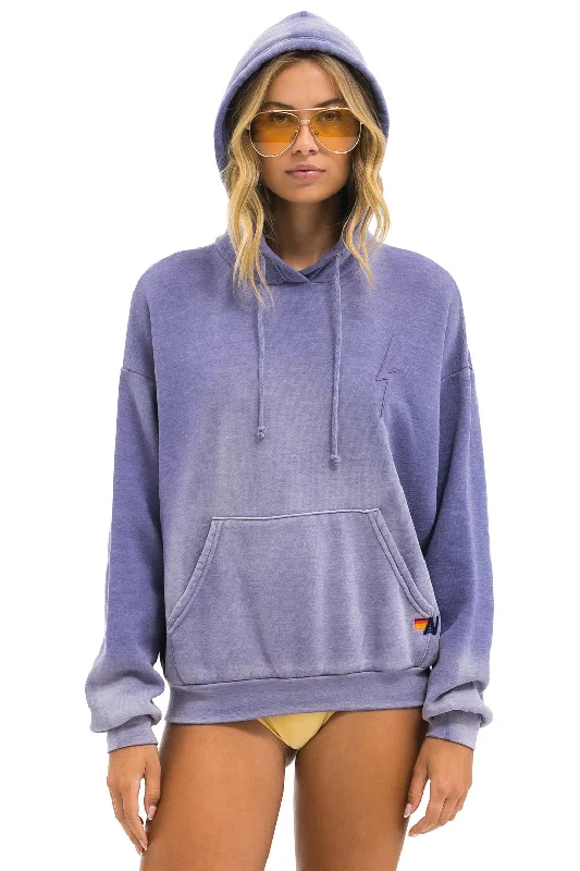 BOLT STITCH 2 RELAXED PULLOVER HOODIE - FADED GRAPE Hoodie with Turtle Neck Cozy Winter BOLT STITCH 2 RELAXED PULLOVER HOODIE - FADED GRAPE Hoodie with Turtle Neck Cozy Winter
