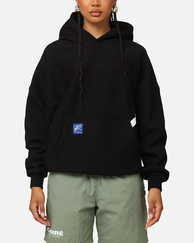 Carre Roadman Oversized Hoodie Black Hoodie with Print Artistic Unique