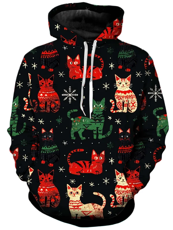 Cat Parade Unisex Hoodie Hoodie with Pattern Geometric Abstract