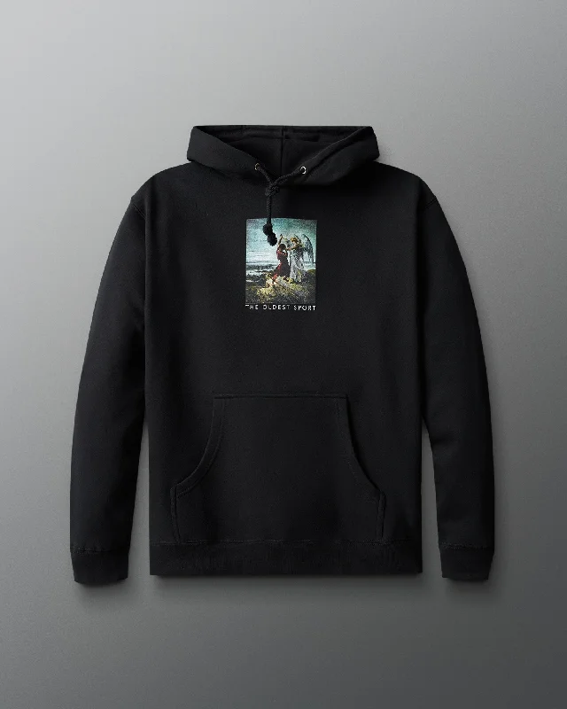 Divine Struggle Heavyweight Hoodie Hoodie with Bell Sleeves Flared Feminine