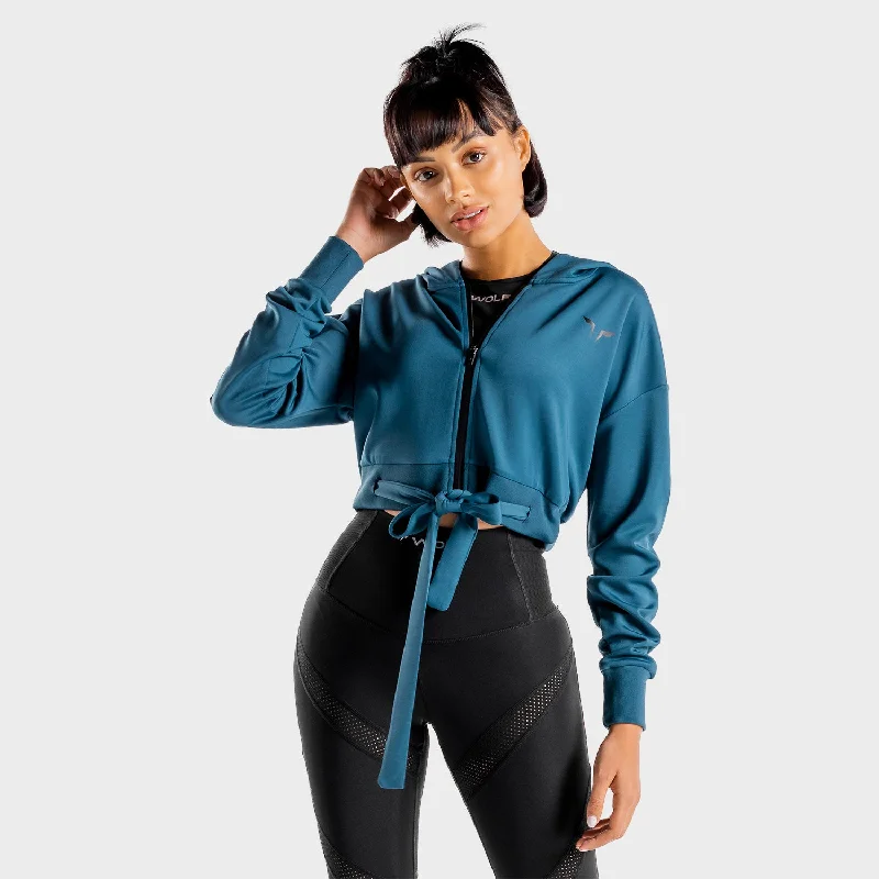 Do-Knot Hoodie - Teal Hoodie with Longline Fit Extended Stylish