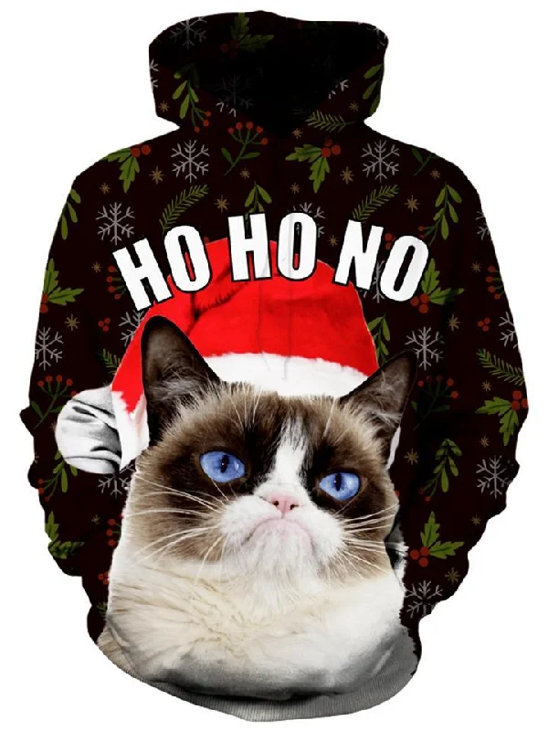Grumpy Cat Unisex Hoodie Hoodie with Print Artistic Unique