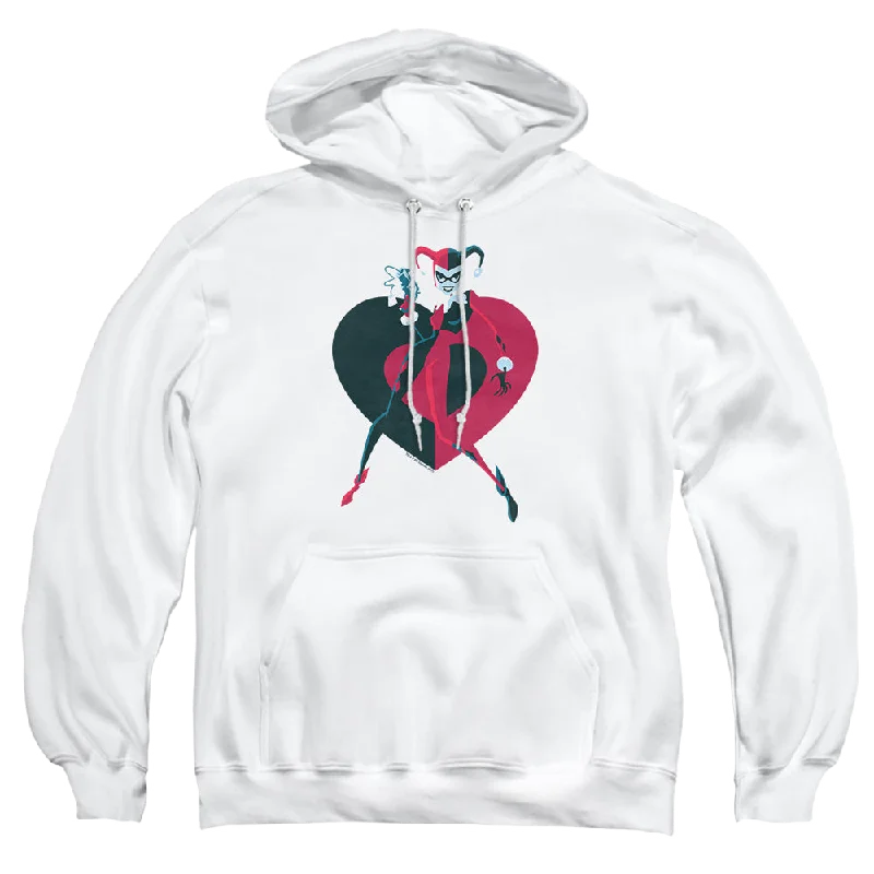 Harley Quinn Harley Heart - Pullover Hoodie Hoodie with Ribbed Cuffs Snug Fit Comfort