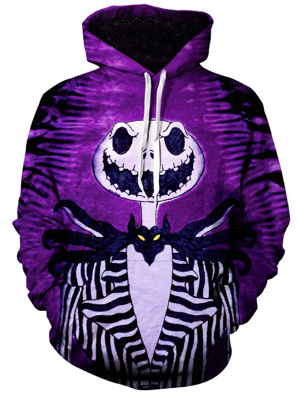 Jack Skellington Unisex Hoodie Hoodie with Embroidery Detailed Premium