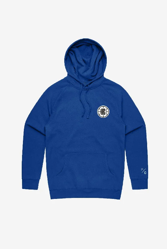 Los Angeles Clippers Logo Hoodie - Royal Oversized Hoodie Comfort Casual