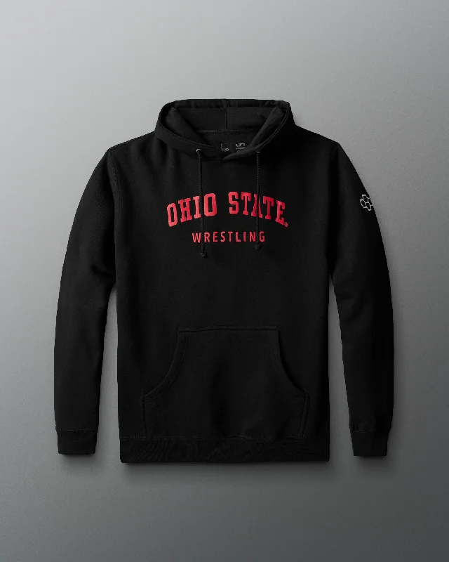 Ohio State Wrestling Convex Hoodie Hoodie with Slim Fit Tailored Modern