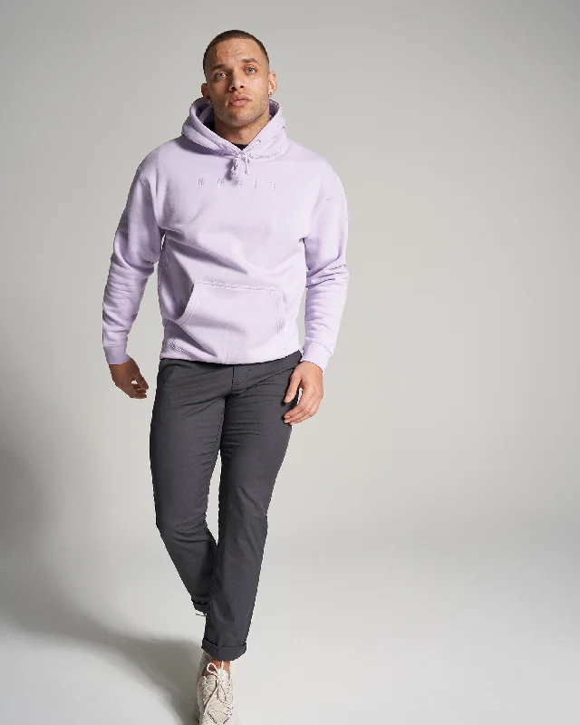 RUDIS Knit Embroidered Classic Hoodie Hoodie with V-Neck Classic Versatile