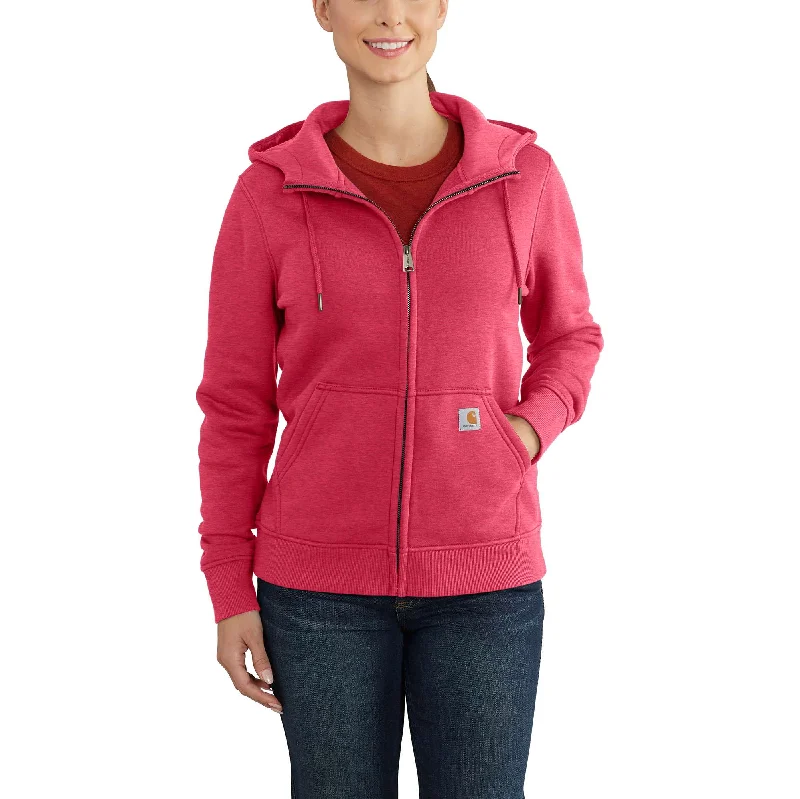 Women's Relaxed Fit Midweight Full-Zip Sweatshirt Hoodie with Hood Adjustable Protection Women's Relaxed Fit Midweight Full-Zip Sweatshirt Hoodie with Hood Adjustable Protection