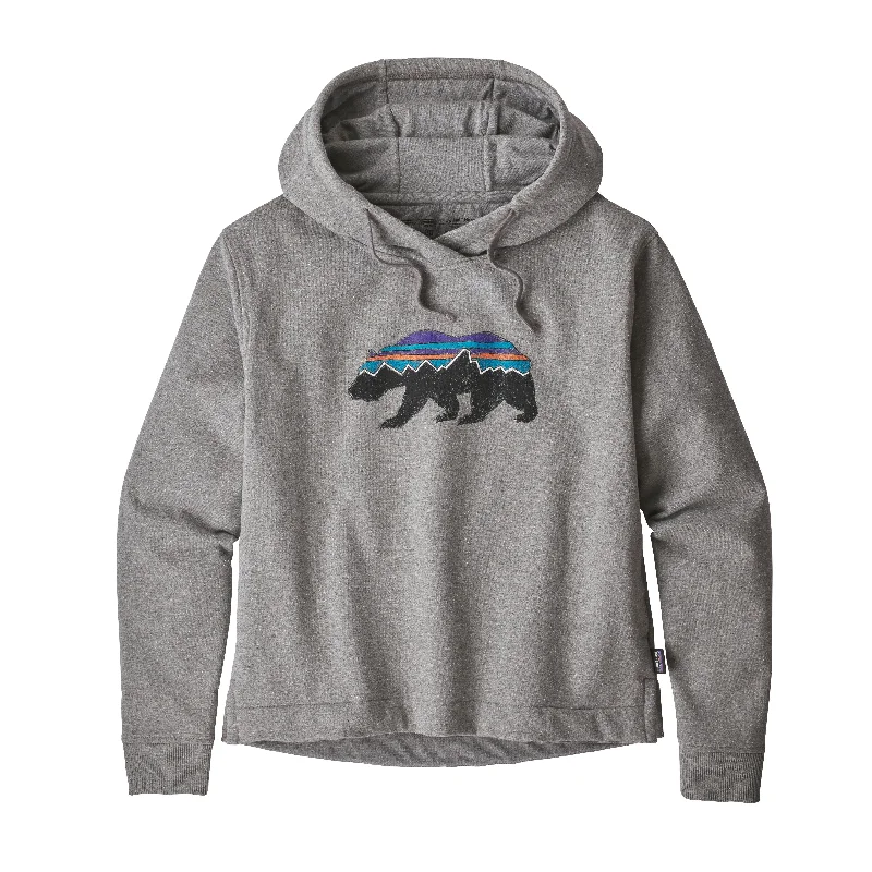 W's Fitz Roy Bear Uprisal Hoody Hoodie with Double Zipper Versatile Adjustable
