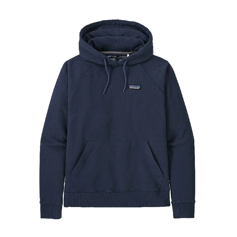 W's P-6 Label Organic Hoody Hoodie with Hem Patch Decorative Personalized