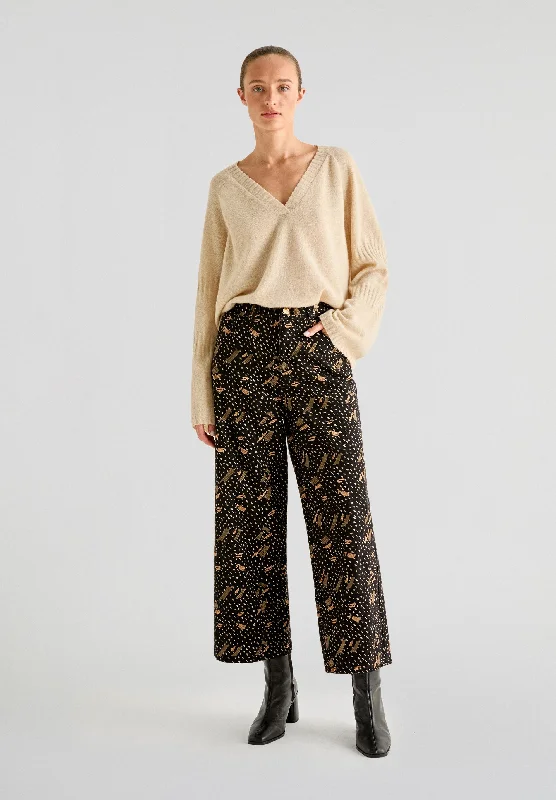 ANIMAL EMB DENIM PANT Classic Bootcut Trousers