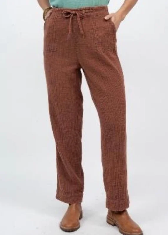 Gauze Drawstring Pant by Ivy Jane Comfortable Wide-Leg Pants